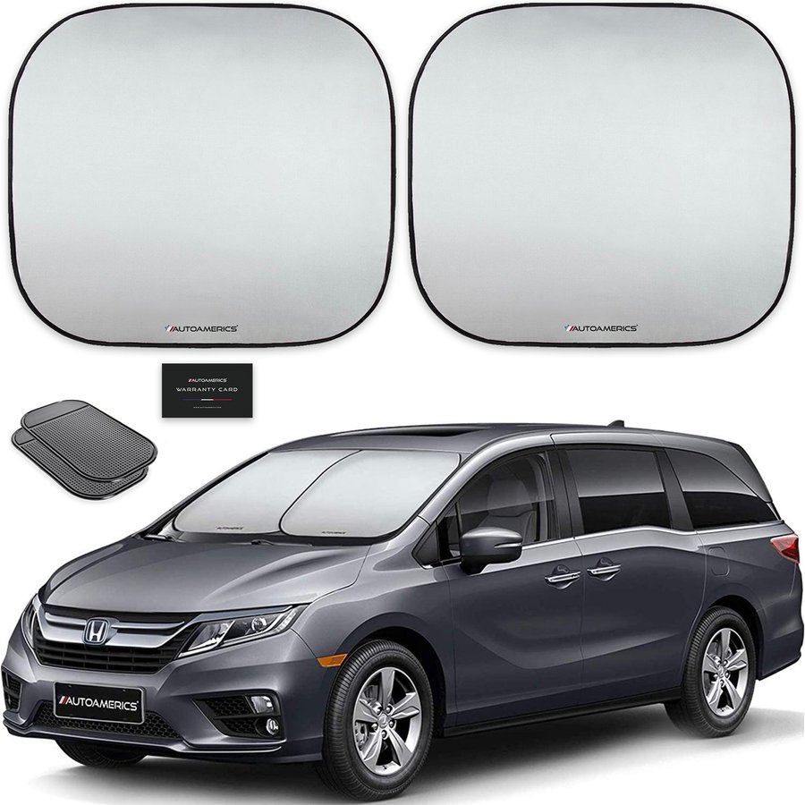 2 piece windshield sun shade